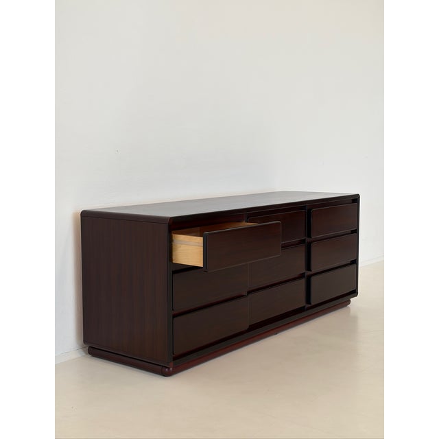 Low Vintage Chest of Drawers, 1970s For Sale - Image 6 of 13