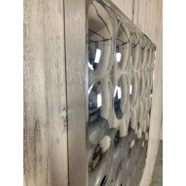 Mid-Century Modern Space Age Convex Plexi-View Mirror for Ram Products For Sale - Image 3 of 10