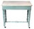 Wood Antique Painted Faux Bamboo Desk W/Drawer For Sale - Image 7 of 8
