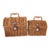 Set of Two Rattan Handled Storage Cases For Sale