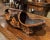 French Early 20th Century French Black Forest Carved Walnut Wine Bottle Holder Clog For Sale - Image 3 of 10