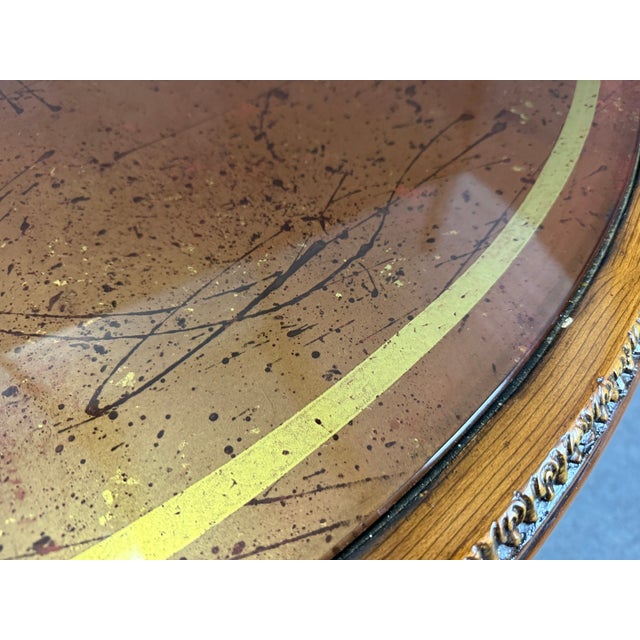 Late 20th Century Late 20th Century Gold Painted Center Table For Sale - Image 5 of 9