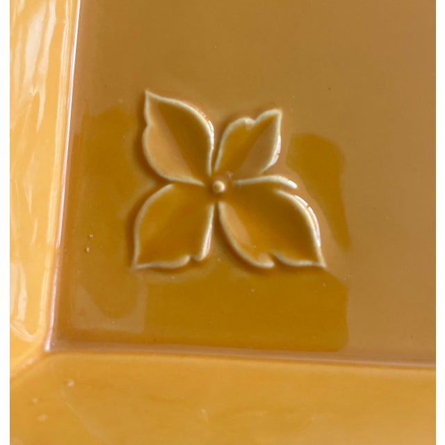 2000 - 2009 Appolia Lively Orange Stoneware Baking Dish, Made in France For Sale - Image 5 of 8