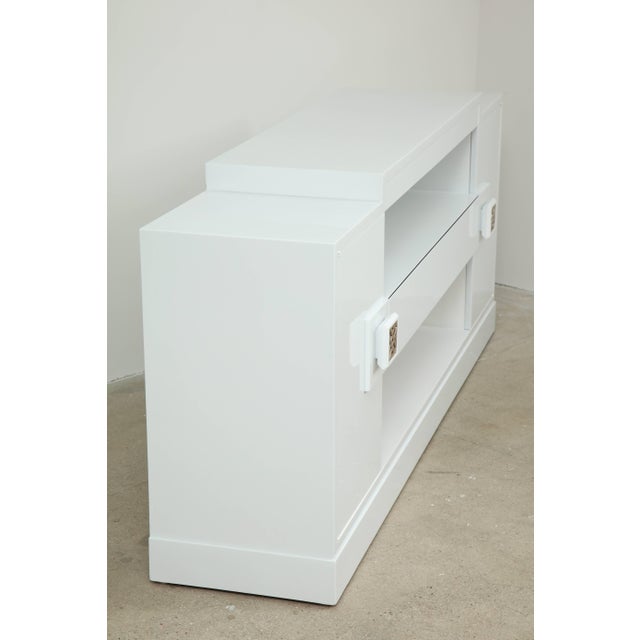 White James Mont Minimalist Storage Cabinet For Sale - Image 8 of 11