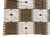 Handmade New Zealand Wool Dhurrie, Brown and Cream Geometric Rug- 10'x14' For Sale - Image 15 of 16