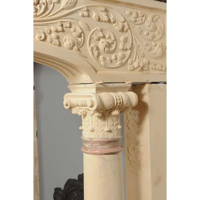 Brown Neo-Renaissance Fireplace, 1880 For Sale - Image 8 of 10