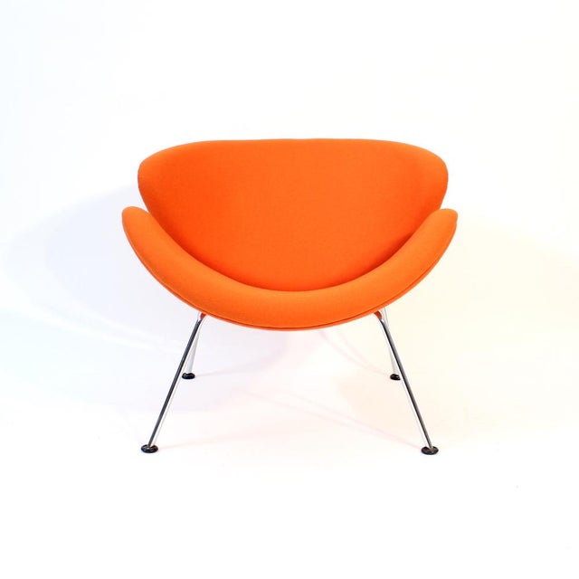 Wood Orange Slice Chair by Pierre Paulin for Artifort, 1980s For Sale - Image 7 of 15