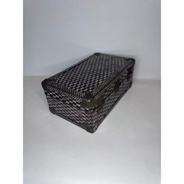 Gemstone Antique Miniature Trunk - Eagle Lock Connecticut For Sale - Image 7 of 10