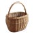 Large French-Style Oval Market Basket For Sale