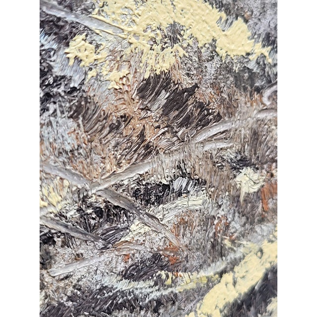 Ronald Davies Canadian Woodland Wildflower Oil Painting, Framed, Mid-20th Century For Sale - Image 9 of 18