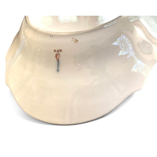 An extraordinary, massive 25-inch antique porcelain oval serving platter by the prestigious KPM Berlin (Konigliche...
