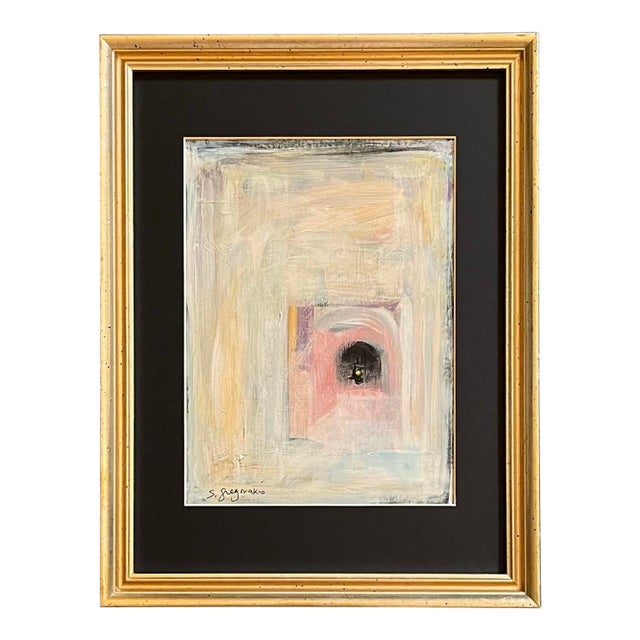Time. Abstract Expressionist Painting by Satori Gregorakis For Sale