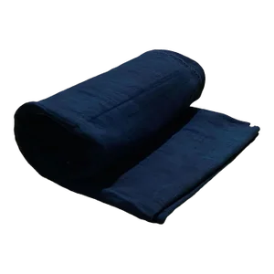 Fine Plain Indigo Cloth - Mossi Tribe Burkina Faso 68" H by 43" W