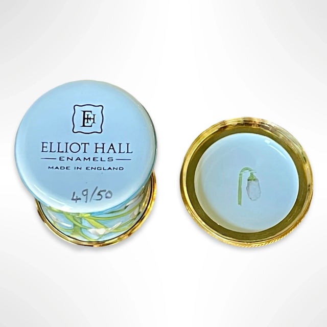Elliot Hall Teardrop Floral Enamel, E. Todd, Signed Limited Edition For Sale In San Diego - Image 6 of 6