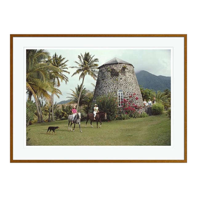 Saint Kitts and Nevis 1984 by Slim Aarons Brown Framed C-Print For Sale