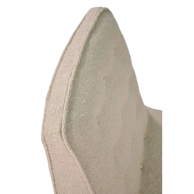 Beige Ecru Sand Bouclé Sophia Slipper Chairs by Edward Wormley for Dunbar - A Pair For Sale - Image 8 of 12
