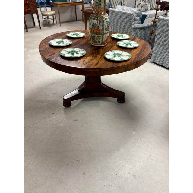 Fine 19th Century Rosewood Tilt-Top Center Table For Sale In Houston - Image 6 of 6