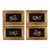 Early 20th Century Framed Pietra Dura Plaques - Set of 4 For Sale