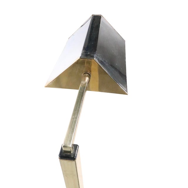 Mid 20th Century Adjustable Pharmacy Style Floor Lamp Attributed to Koch & Lowy For Sale - Image 12 of 18