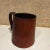 Vintage Leather Bound Cup Holder Tankard Stein Real Hide England For Sale - Image 4 of 11