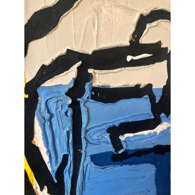 Pop Art Judy Rifka, Judy Rifka, Abstract Expressionist Oil Painting MIxed Media 3D Construction, 1983 For Sale - Image 3 of 16
