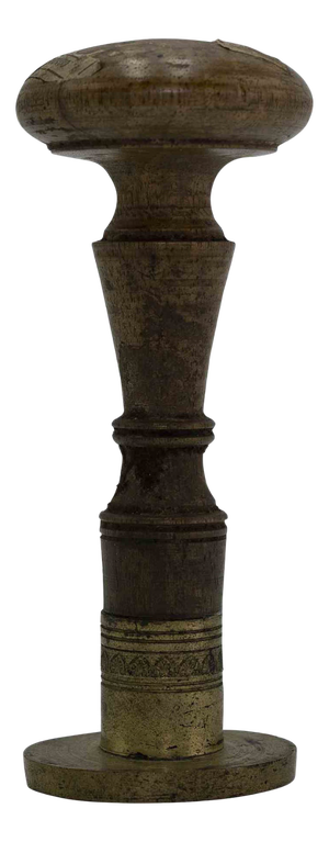 Metal Stamp with Wooden Handle, Italy, 19th Century