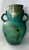 Chinese Late 19th-Century Chinese Turquoise-Glazed Wine Jar With Metal Repair For Sale - Image 3 of 6