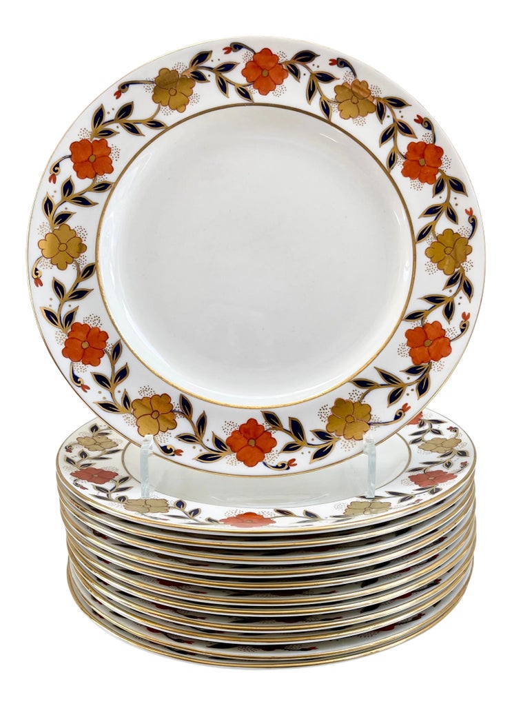 Tiffany & Co. Royal Crown Derby Asian Rose Imari Pattern Dinner 