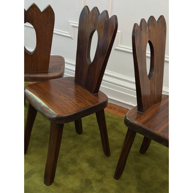 Mid 20th Century Set of Four Mid 20th Century Olavi Hanninen Atributed Crown Chairs For Sale - Image 5 of 11