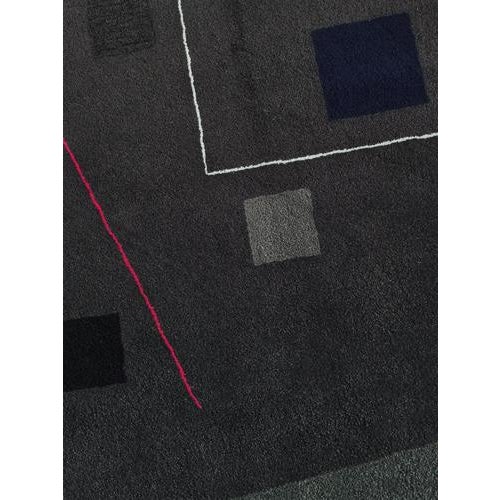 Geometric Abstract Rug or Tapestry by Guy de Lussigny for Tisca France For Sale - Image 6 of 13