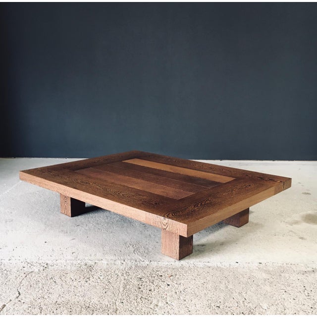 Brown Postmodern Wengé Coffee Table, 1990s For Sale - Image 8 of 18
