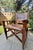 Brown Campaign-Style Leather Armchair With Brass Accents by Thomasville Earnest Hemingway Collection For Sale - Image 8 of 13