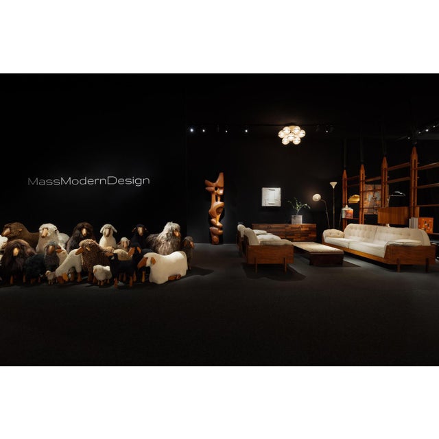 Fantastic shaped abstract totem sculpture made by an unknown artist in the Netherlands in 1960. This sculpture is made...