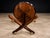 Brown Round Side Table in Brazilian Rosewood With Brass Feet, Brazil, 1950s For Sale - Image 8 of 13