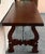 18th Dining or Console Table of Walnut with Lyre Legs and Heavy Top, Spain For Sale - Image 9 of 18