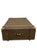 Vintage Campaign-Style Steamer Trunk Coffee Table With 2 Drawers For Sale In Charlotte - Image 6 of 11