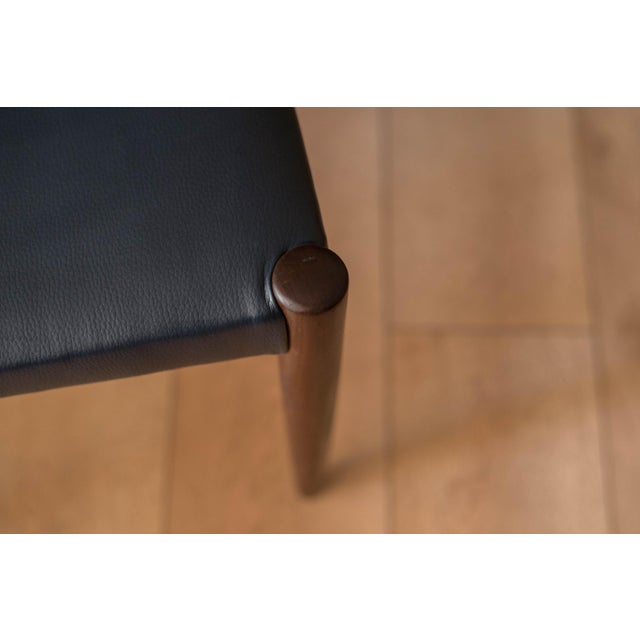 Vintage Set of Six Sculptural Solid Teak Danish Dining Chairs by Vamo Sønderborg For Sale - Image 15 of 18