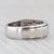 Contemporary Vera Wang Love Men's Wedding Band Diamond 14k White Gold Size 10 Ring For Sale - Image 3 of 9