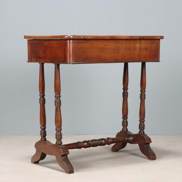 Italian Writing Desk in Cherrywood For Sale - Image 9 of 10