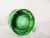 Mid Century Kosta Boda Signed Goran Warff Art Glass Green Pinched Bubble Vase For Sale - Image 16 of 18