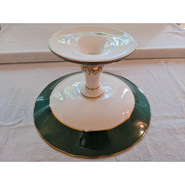 1940s Spode Plates and Compote With South Africa Old Coat of Arms 7