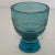Waterford Crystal Vintage Waterford Polish Crystal Evolution Turquoise & White Rose Vase. For Sale - Image 4 of 8
