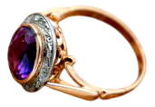 Gold Ring with Diamonds
