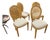 1950s Set of 4 Faux Bois Chairs For Sale