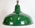 1960s Industrial British Green Enamel Factory Pendant Lamp, 1960s For Sale - Image 5 of 18
