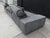 "Miami" Sectional Sofa by Paola Navone for Baxter Upholstered in Gray Leather For Sale - Image 9 of 18