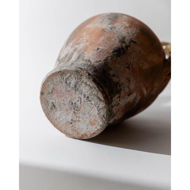 Brown Antique Italian Terracotta Amphora with Twisted Handles, 18th Century For Sale - Image 8 of 11
