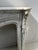 Louis XV Style Fireplace in White Veined Carrara Marble, 1800s For Sale - Image 10 of 15
