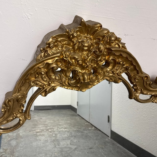 Marlock Rococo Style Wall Mirror For Sale - Image 11 of 12