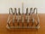 Art Deco Silver-Plated 6-Slice Toast Rack, 1930s For Sale - Image 12 of 15
